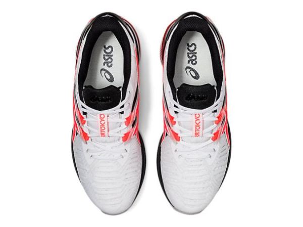 ASICS SHOES | GEL-QUANTUM INFINITY JIN - White/Sunrise Red