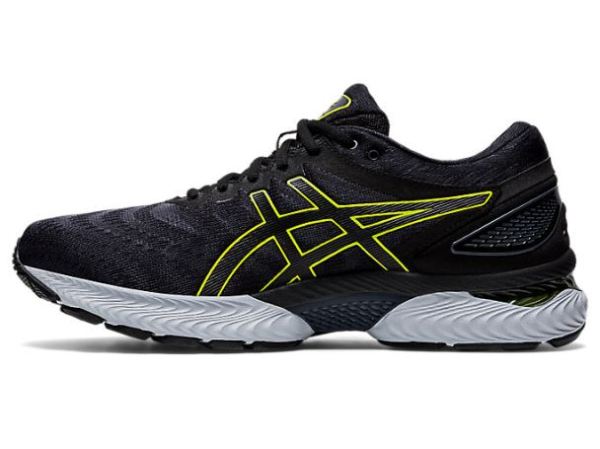 ASICS SHOES | GEL-NIMBUS 22 - Carrier Grey/Lime Zest