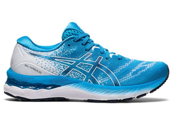 ASICS SHOES | GEL-NIMBUS 23 - Digital Aqua/White