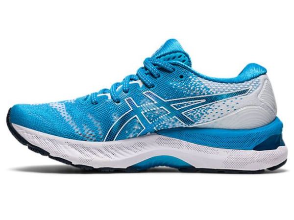 ASICS SHOES | GEL-NIMBUS 23 - Digital Aqua/White