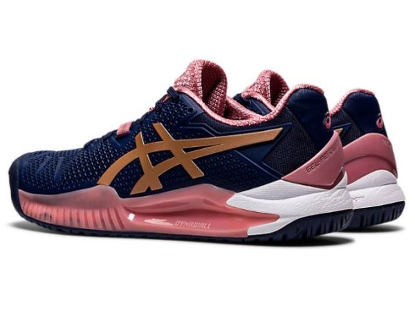 ASICS SHOES | GEL-Resolution 8 - Peacoat/Rose Gold