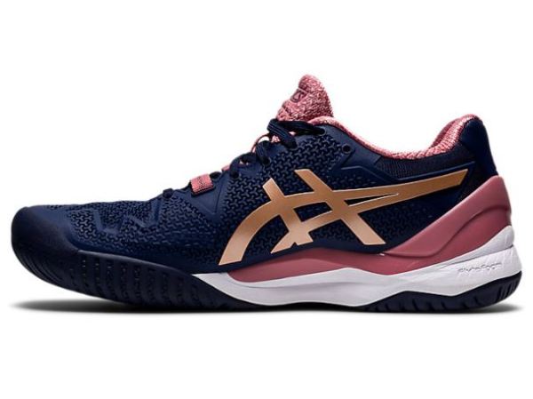 ASICS SHOES | GEL-Resolution 8 - Peacoat/Rose Gold