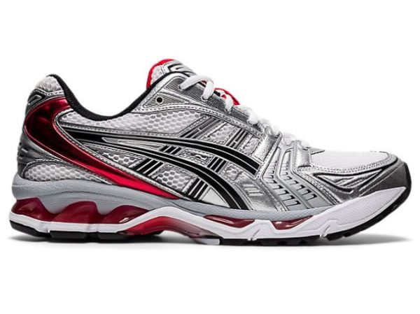 ASICS SHOES | GEL-KAYANO 14 - White/Classic Red