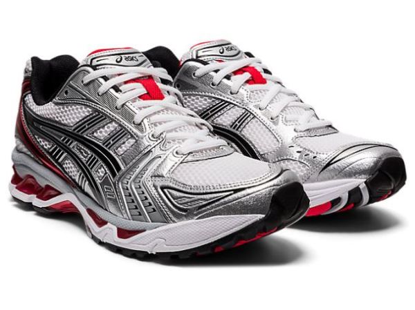 ASICS SHOES | GEL-KAYANO 14 - White/Classic Red