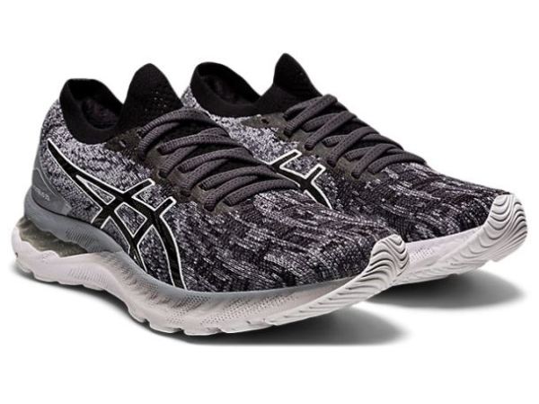 ASICS SHOES | GEL-NIMBUS 23 KNIT - Sheet Rock/Black