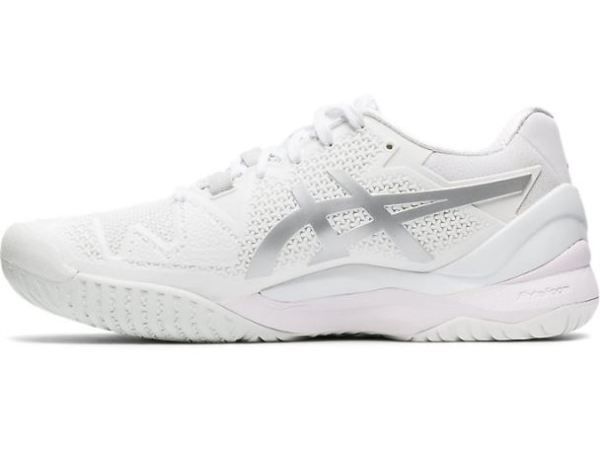 ASICS SHOES | GEL-Resolution 8 - White/Pure Silver