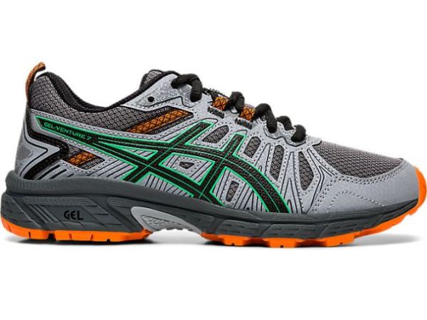 ASICS SHOES | GEL-VENTURE 7 GS - Carrier Grey/Cilantro