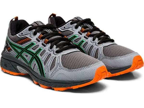 ASICS SHOES | GEL-VENTURE 7 GS - Carrier Grey/Cilantro