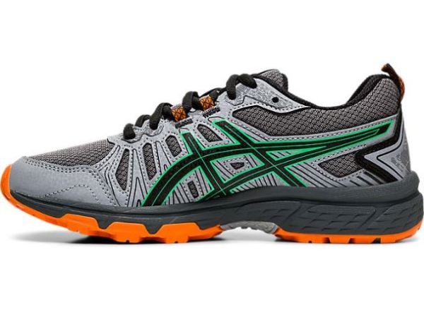 ASICS SHOES | GEL-VENTURE 7 GS - Carrier Grey/Cilantro