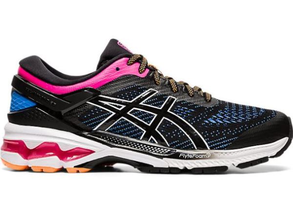 ASICS SHOES | GEL-KAYANO 26 - Black/Blue Coast