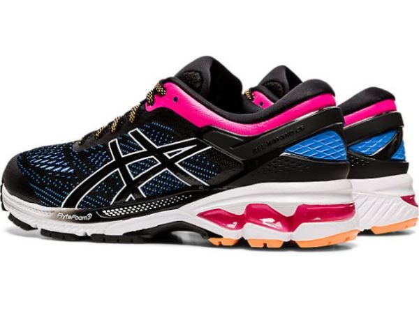 ASICS SHOES | GEL-KAYANO 26 - Black/Blue Coast