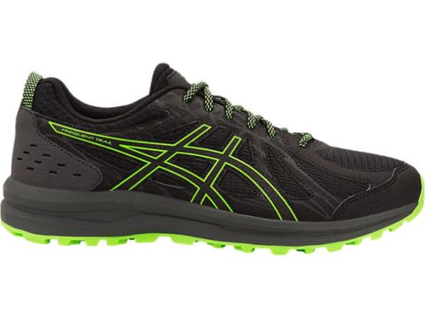 ASICS SHOES | Frequent Trail - Black/Green Gecko