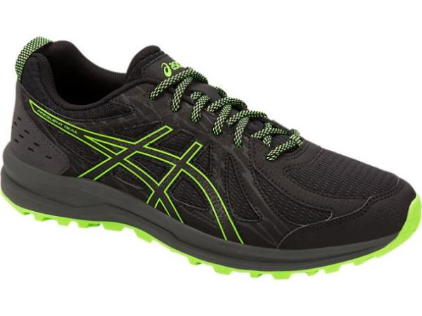 ASICS SHOES | Frequent Trail - Black/Green Gecko