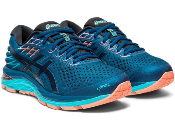 ASICS SHOES | GEL-CUMULUS 21 G-TX - Mako Blue/Midnight