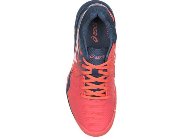 ASICS SHOES | GEL-RESOLUTION 7 - Papaya/White