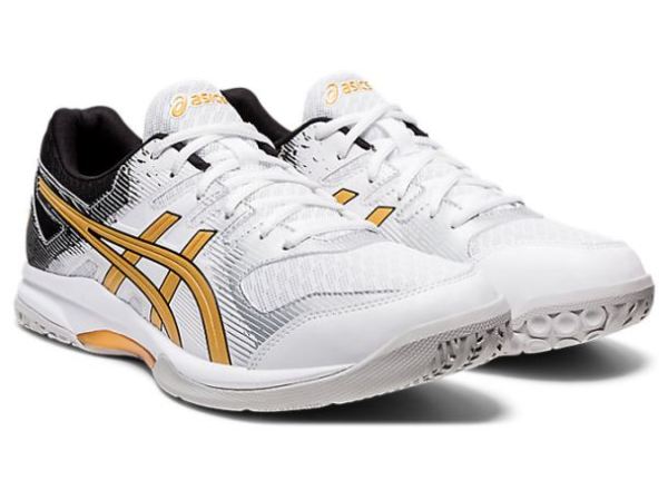 ASICS SHOES | GEL-ROCKET 9 - White/Pure Gold