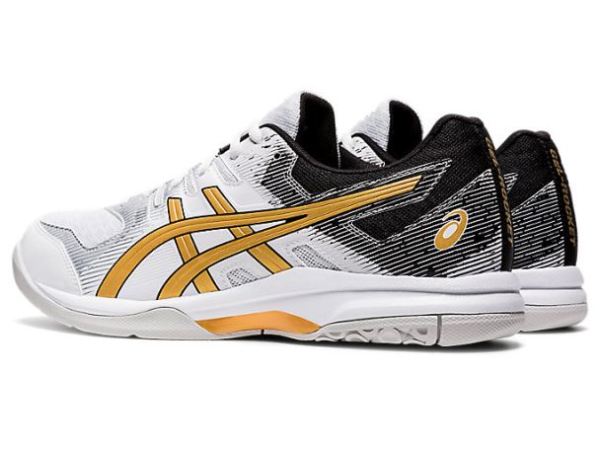 ASICS SHOES | GEL-ROCKET 9 - White/Pure Gold