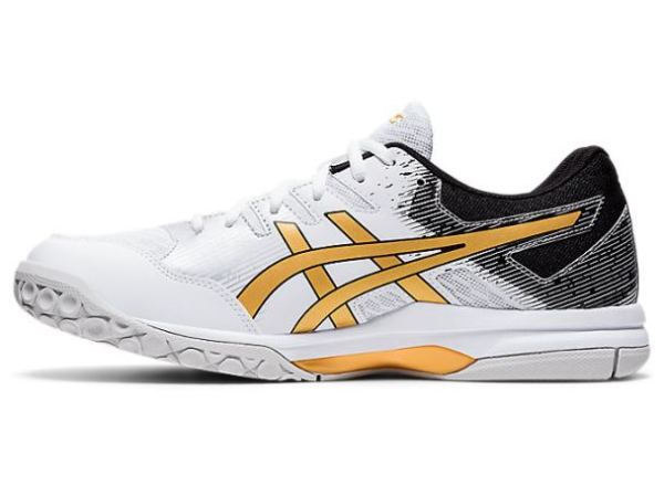 ASICS SHOES | GEL-ROCKET 9 - White/Pure Gold