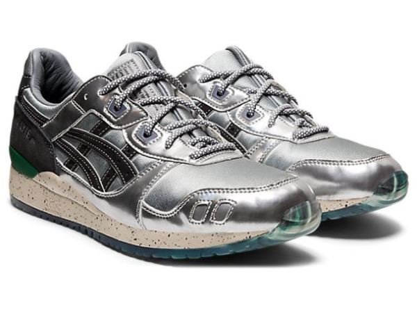 ASICS SHOES | sneakerLAH x GEL-LYTE III OG - Piedmont Grey/Shamrock Greem