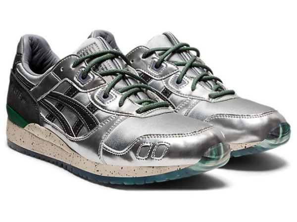 ASICS SHOES | sneakerLAH x GEL-LYTE III OG - Piedmont Grey/Shamrock Greem