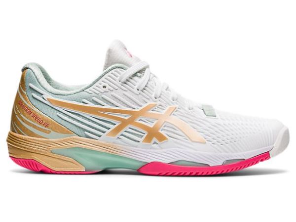 ASICS SHOES | SOLUTION SPEED FF 2 L.E. - White/Champagne