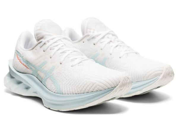 ASICS SHOES | NOVABLAST - White/Aqua Angel