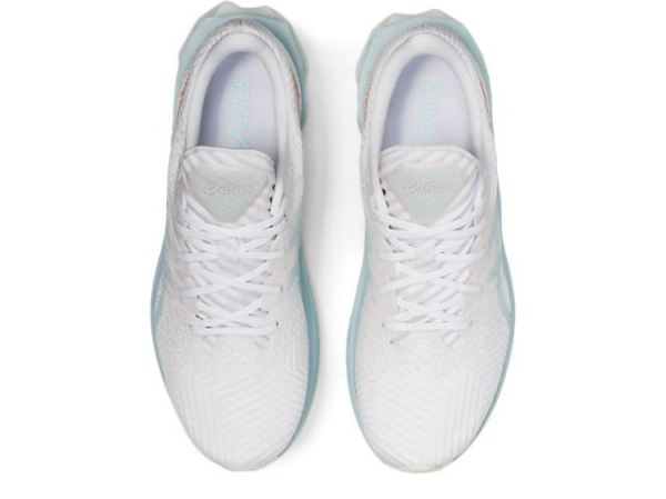 ASICS SHOES | NOVABLAST - White/Aqua Angel