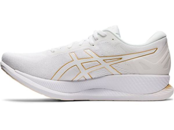 ASICS SHOES | GLIDERIDE - White/Pure Gold