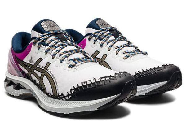 ASICS SHOES | GEL-KAYANO 27 DE - White/Lichen Rock