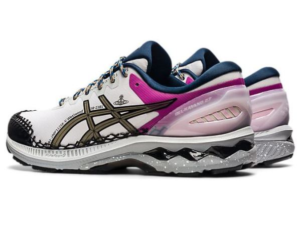 ASICS SHOES | GEL-KAYANO 27 DE - White/Lichen Rock