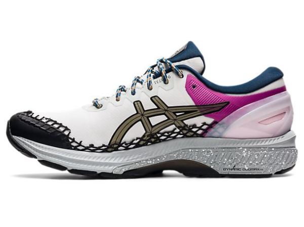 ASICS SHOES | GEL-KAYANO 27 DE - White/Lichen Rock