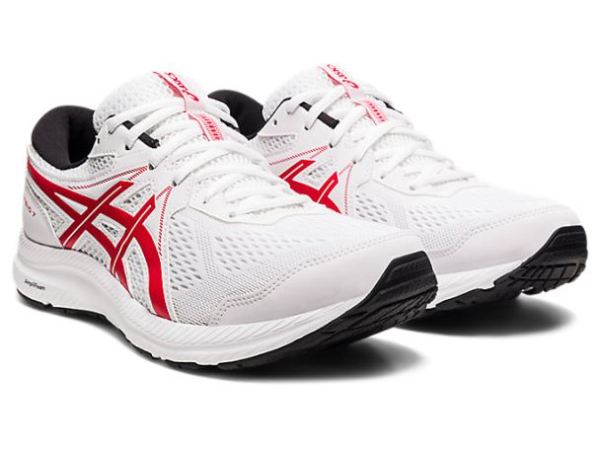 ASICS SHOES | GEL-CONTEND 7 - White/Classic Red