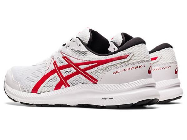 ASICS SHOES | GEL-CONTEND 7 - White/Classic Red