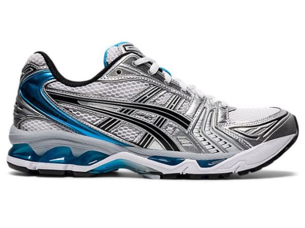 ASICS SHOES | GEL-KAYANO 14 - White/Aizuri Blue