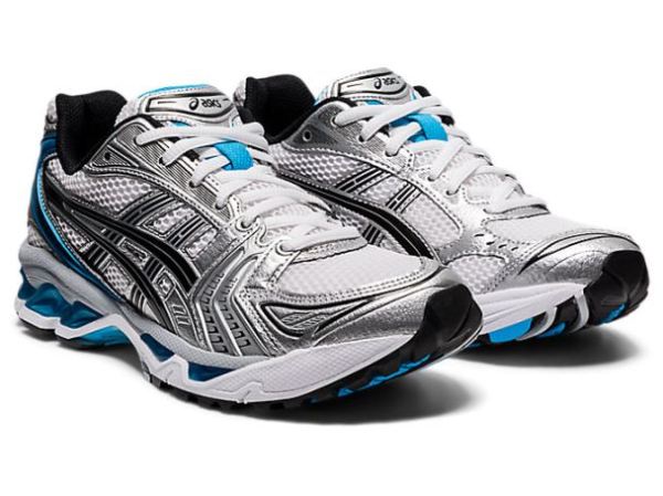 ASICS SHOES | GEL-KAYANO 14 - White/Aizuri Blue