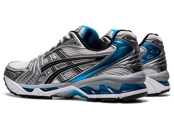 ASICS SHOES | GEL-KAYANO 14 - White/Aizuri Blue