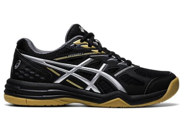 ASICS SHOES | UPCOURT 4 GS - Black/Pure Silver