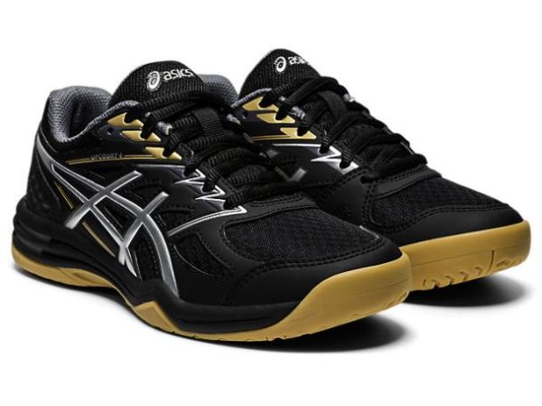 ASICS SHOES | UPCOURT 4 GS - Black/Pure Silver