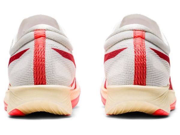 ASICS SHOES | METARACER - White/Sunrise Red