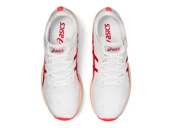 ASICS SHOES | METARACER - White/Sunrise Red