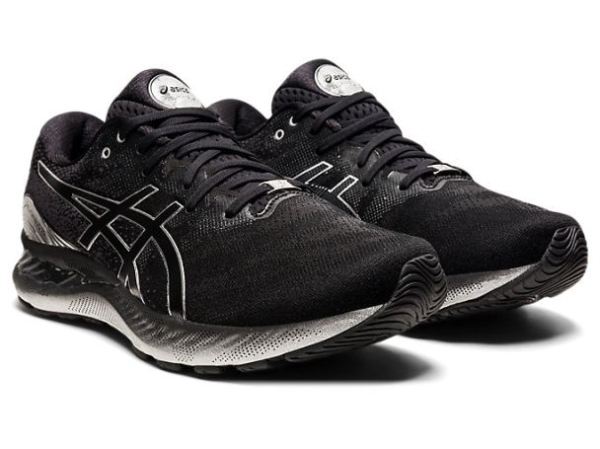 ASICS SHOES | GEL-NIMBUS 23 PLATINUM - Black/Pure Silver