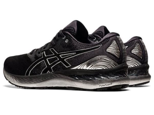 ASICS SHOES | GEL-NIMBUS 23 PLATINUM - Black/Pure Silver