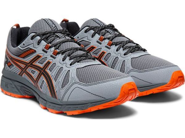 ASICS SHOES | GEL-VENTURE 7 (4E) - Carrier Grey/Habenero