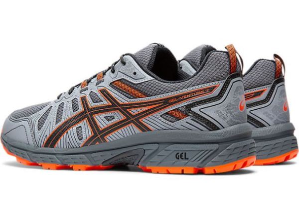 ASICS SHOES | GEL-VENTURE 7 (4E) - Carrier Grey/Habenero