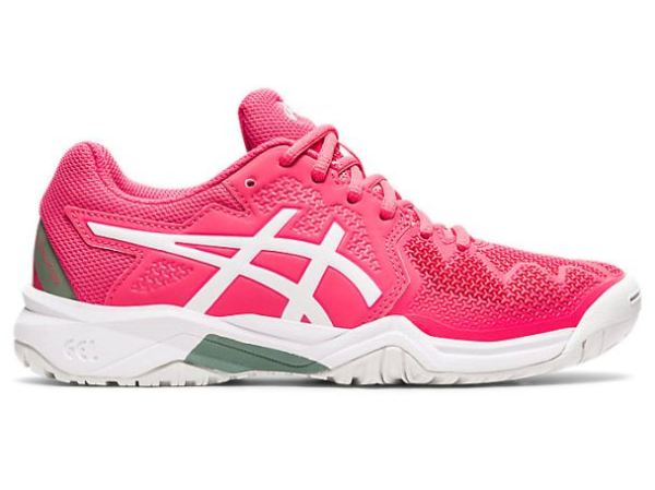 ASICS SHOES | GEL-Resolution 8 GS - Pink Cameo/White