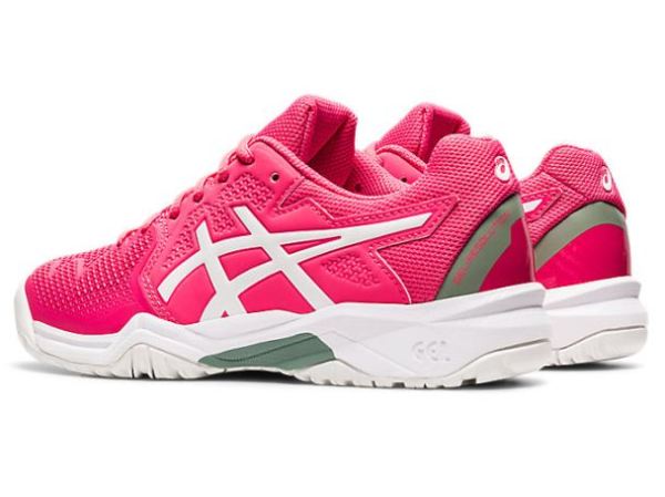 ASICS SHOES | GEL-Resolution 8 GS - Pink Cameo/White