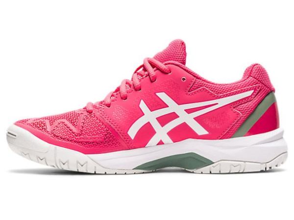 ASICS SHOES | GEL-Resolution 8 GS - Pink Cameo/White