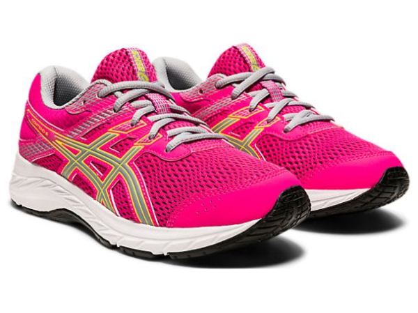 ASICS SHOES | Contend 6 GS - Pink Glo/Piedmont Grey