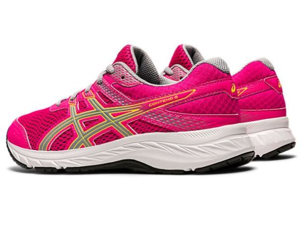 ASICS SHOES | Contend 6 GS - Pink Glo/Piedmont Grey