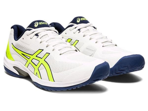 ASICS SHOES | Court Speed FF - White/Safety Yellow